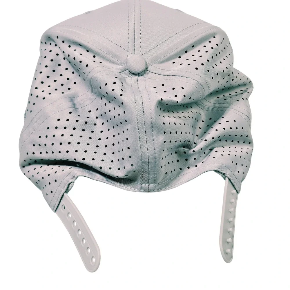 Modelo Gray La Cerveza Del Futbol Perforated Snapback Hat OSFM Soccer Beer Cap